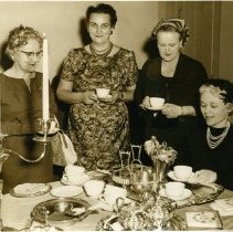 Helen Field and Three Unidentified Women